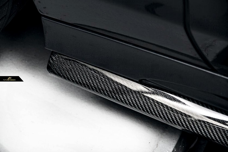 W218 Facelift – AirWing Carbon Side Skirt Extension 04